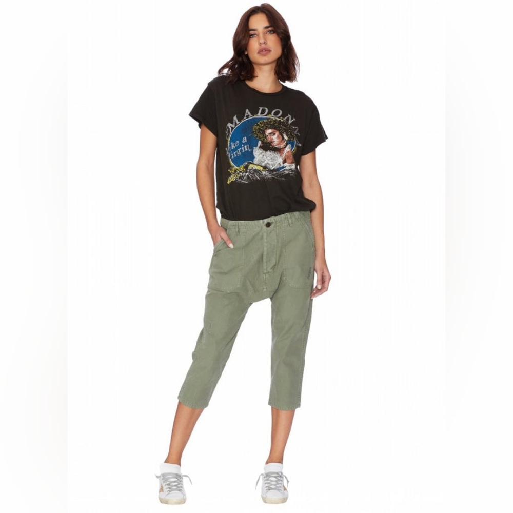 Harem Style Green Pants 26 NWOT